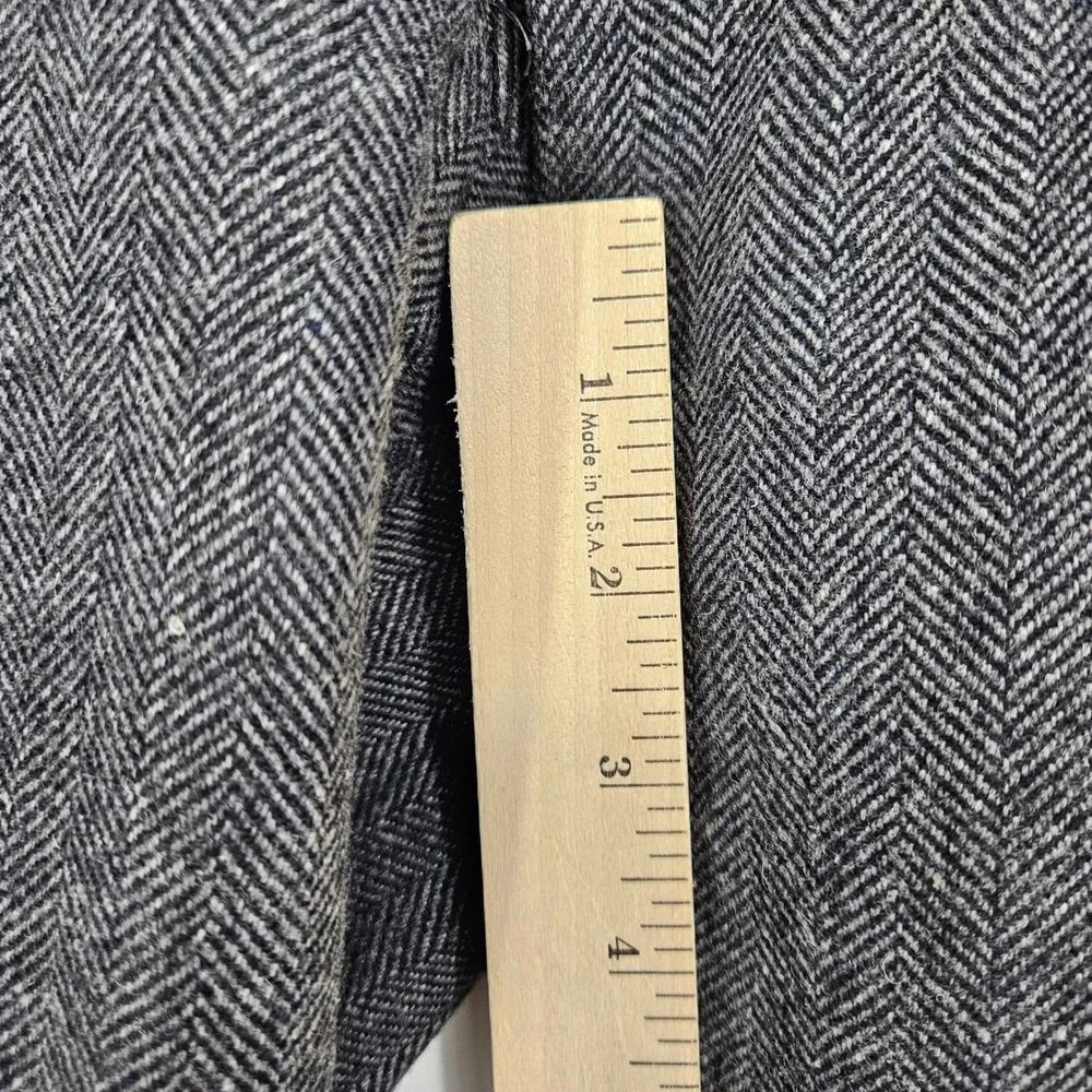 J Crew Bowery Pants Mens 32x32 Gray Wool Polyester Blend Flat Front Casual‎